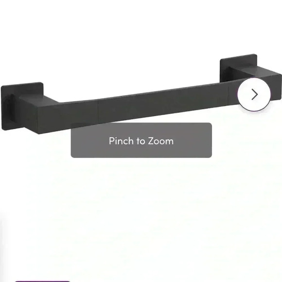 Kohler K-26635-BL Honesty-Towel Bars, Matte Black - Picture 1 of 2